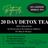 THE BUTTERFLY EFFECT 20 DAY DETOX TEA - The Butterfly Effect